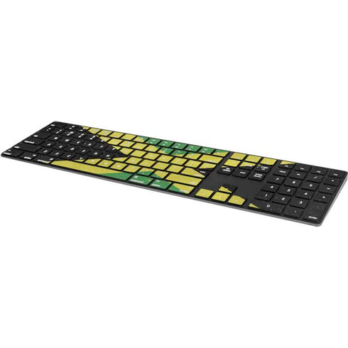 Jamaica Flag Distressed Magic Keyboard with Numeric Keypad Skin